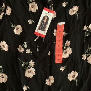 Floral high low top